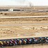 The peloton during the third stage of the Tour of Qatar 2007